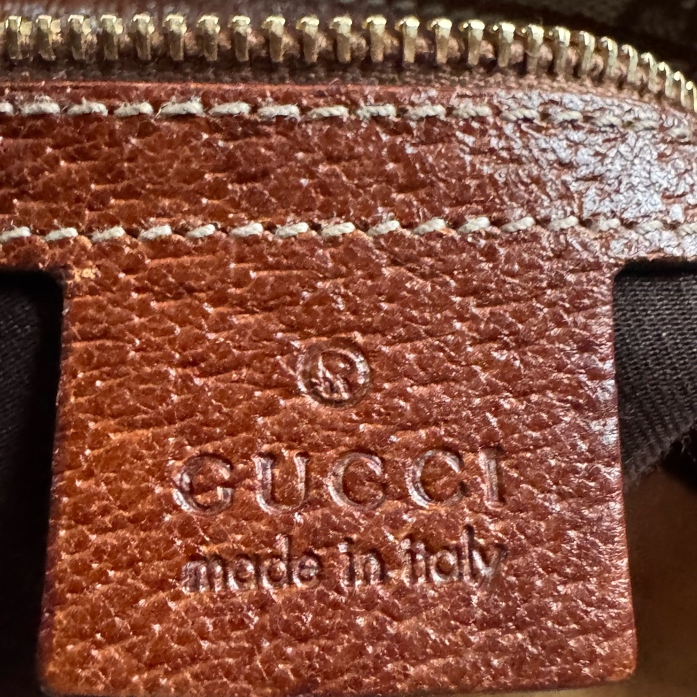 Gucci Signature Brown and Tan Hobo Bag **Entrupy Certified - Picture 11 of 16